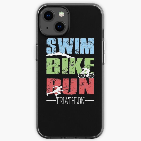 Natation, vélo, course - Triathlon Coque souple iPhone