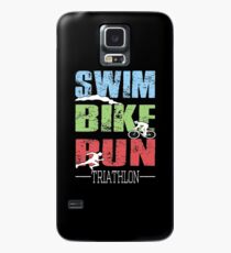 Swim, Bike, Run - Triathlon Case/Skin for Samsung Galaxy
