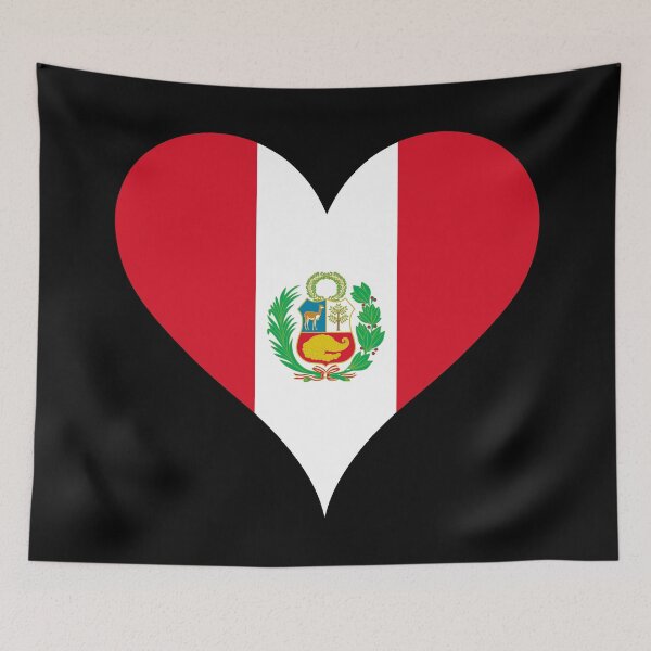 Item preview, Peru Heart Flag - Peruvian Pride & Love designed and sold by NTGUILTY.