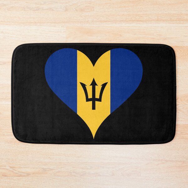 Item preview, Barbados Heart Flag - Bajan Pride & Love designed and sold by NTGUILTY.