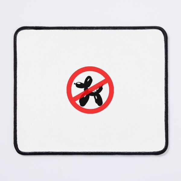 Item preview, No balloon bending in this area (no balloon animals) designed and sold by BangoStickers.