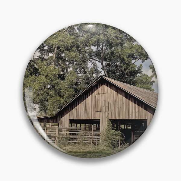 Item preview, Deep South timeless charm and rustic beauty of the American countryside with this stunning print of an old weathered barn, nestled amongst lush green foliage under a captivating sky. designed and sold by Crobin1961.
