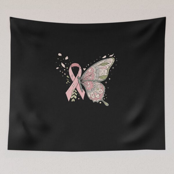 Item preview, Wings of Hope – Pink Ribbon Butterfly designed and sold by diyoor.