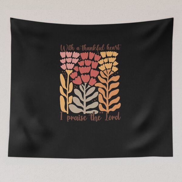 Item preview, With a thankful heart Faithful Thanksgiving Boho Floral Bundle designed and sold by diyoor.