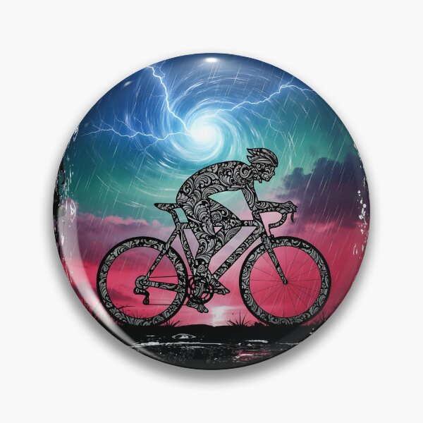 Item preview, Ciclista de la Tormenta: Silueta Intrincada designed and sold by All-Shopping.