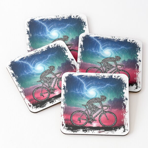 Item preview, Ciclista de la Tormenta: Silueta Intrincada designed and sold by All-Shopping.