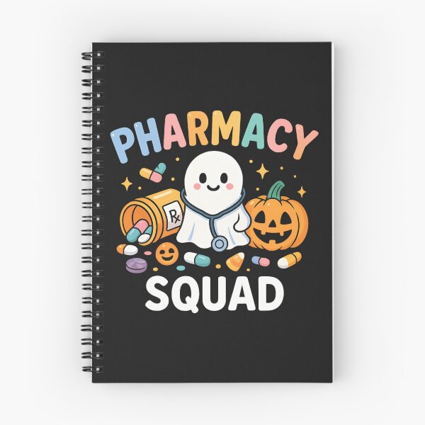 Item preview, Pharmacy Squad Cute Ghost Pumpkin Pharmacist Tech Halloween  designed and sold by diyoor.