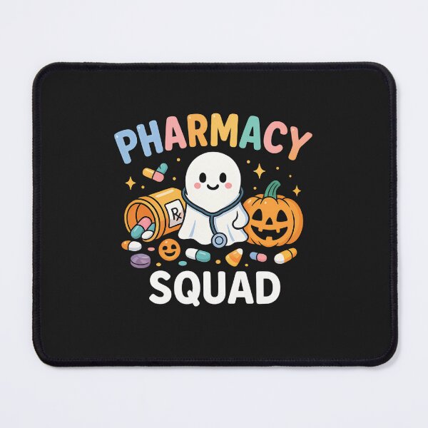 Item preview, Pharmacy Squad Cute Ghost Pumpkin Pharmacist Tech Halloween  designed and sold by diyoor.