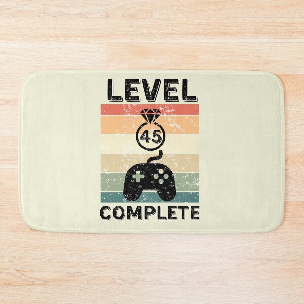 Item preview, Level 45 Complete 45th Funny Wedding Anniversary For Couples designed and sold by Mozaic Clothes.