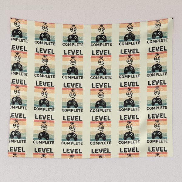 Item preview, Level 45 Complete 45th Funny Wedding Anniversary For Couples designed and sold by Mozaic Clothes.