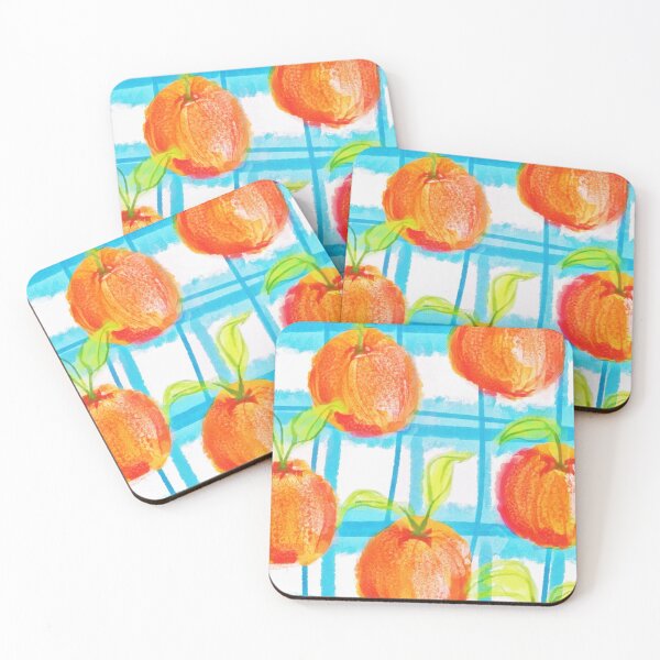 Item preview, Oranges on tablecloth designed and sold by art-lorien.