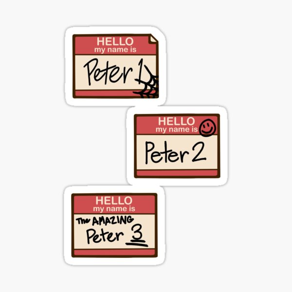 Item preview, Peter Name Tags - No Way Home designed and sold by cjane_creates.