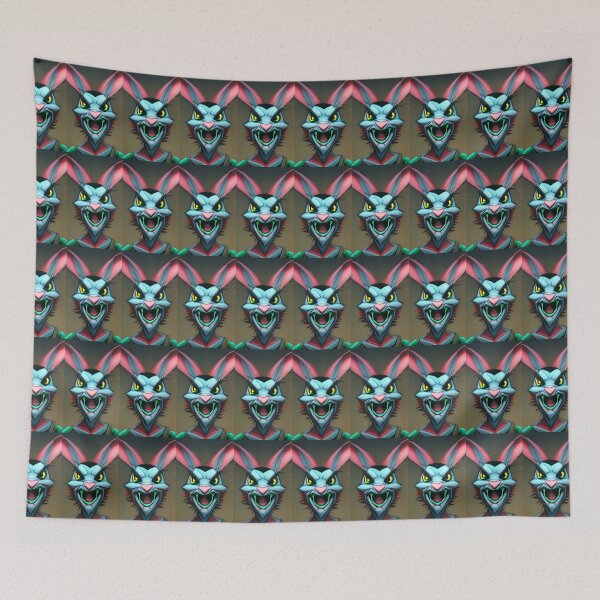Item preview, blood thirsty evil crazy eyed  Easter rabbit . designed and sold by promptjunkiedesigns.