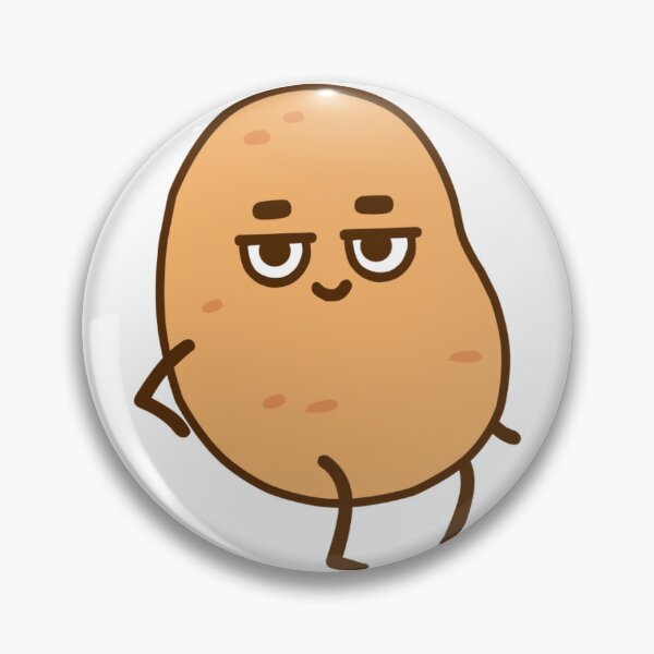 Item preview, Chill guy potato sticker designed and sold by deviledeggbae.