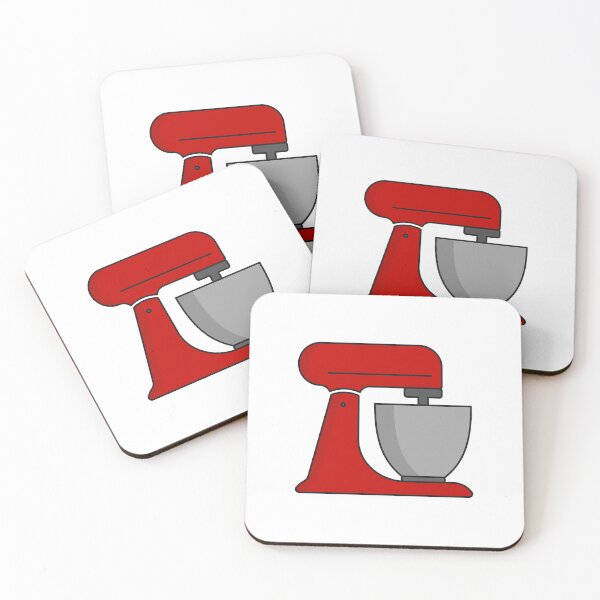 Item preview, Red Electric Mixer Or Blender Graphic designed and sold by THP Creative.