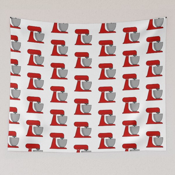 Item preview, Red Electric Mixer Or Blender Graphic designed and sold by THP Creative.