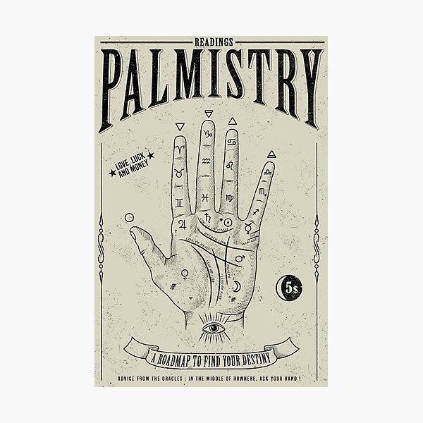 Palmistry Photographic Print