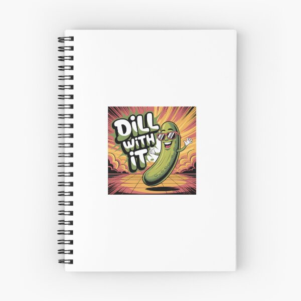 Item preview, Pegatina divertida de pepinillos: Eneldo, juego de palabras genial con pepinillos, pegatina de meme de comida, humor de frasco de vinagre PNG, juego de palabras divertido con comida, meme de pepinillos, humor de cocina, refrigerio peculiar, juego de palab designed and sold by CraftStudioCo.