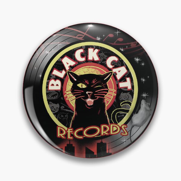 Item preview, Black Cat Records – Haunted Jazz & Soul Label Art designed and sold by monstermangraphic.