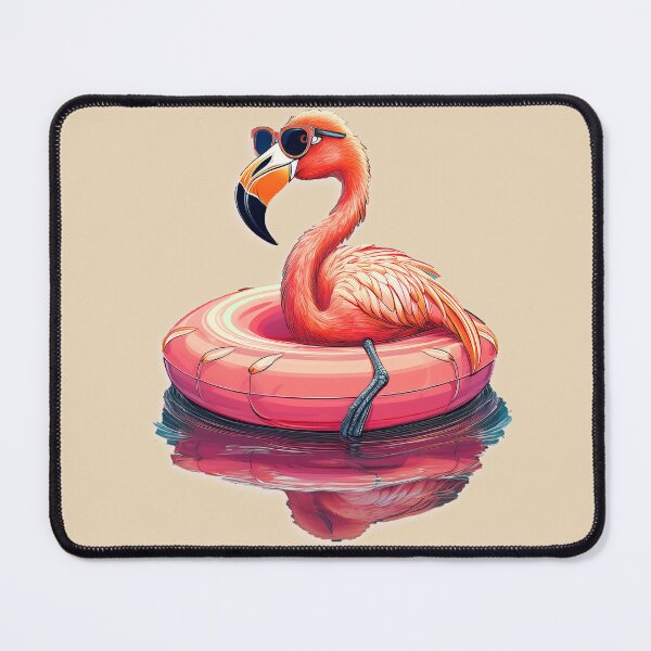 Item preview, Flamingo Floatie Fiesta: Tropical Poolside Vibes designed and sold by JumWow.