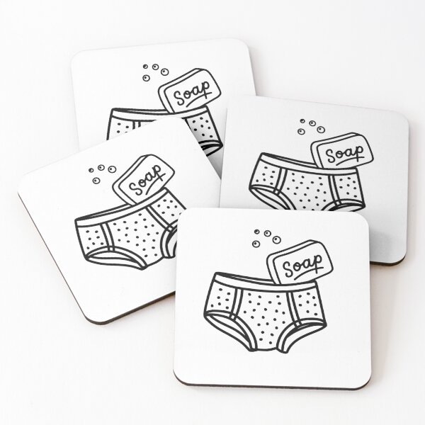 Item preview, Dirty Underwear and Soap Bubbles Doodle  designed and sold by TackyTime.