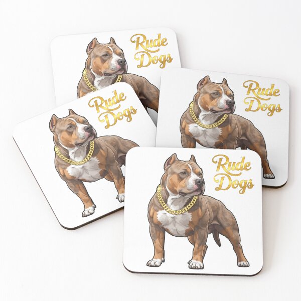 Item preview, 90's Inspired "Rude Dog" Pitt Bull Chocolate Merle designed and sold by Bobbys90sWorld.