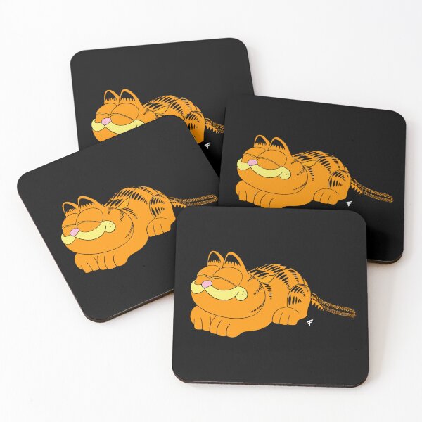 Item preview, Garfield Telephone - Black Background  designed and sold by The Abysmall.