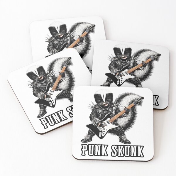 Item preview, Punks Skunks Rocker Cool Animal Music designed and sold by Brkokamdlya.