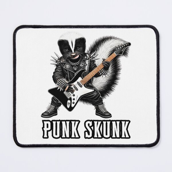 Item preview, Punks Skunks Rocker Cool Animal Music designed and sold by Brkokamdlya.