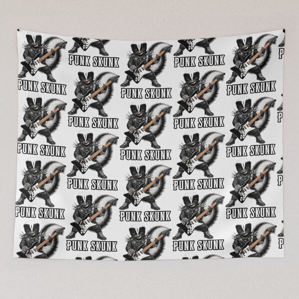 Item preview, Punks Skunks Rocker Cool Animal Music designed and sold by Brkokamdlya.