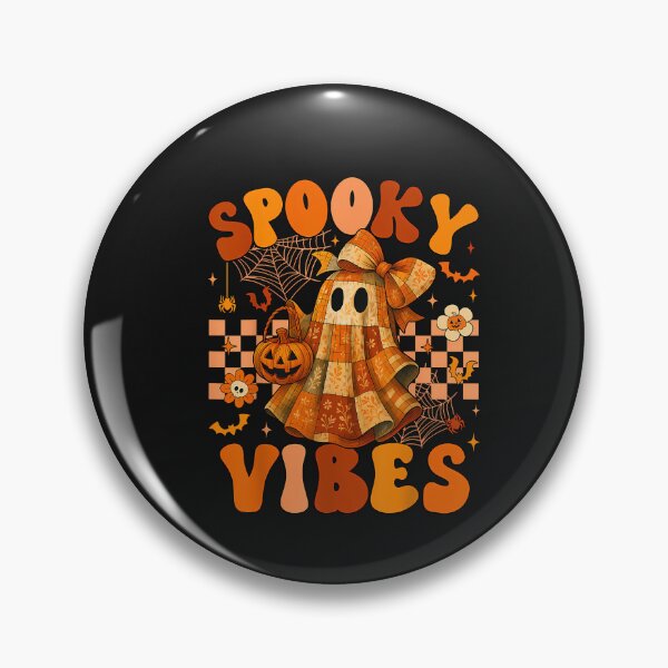 Item preview, Preppy Halloween Ghost Pumpkin Patchwork Spooky Vibes Kids designed and sold by TalalosART.