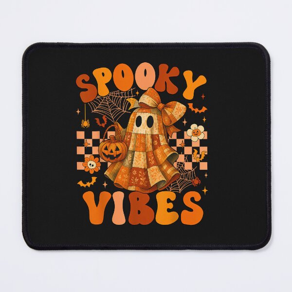 Item preview, Preppy Halloween Ghost Pumpkin Patchwork Spooky Vibes Kids designed and sold by TalalosART.