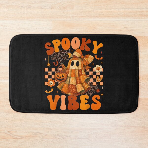 Item preview, Preppy Halloween Ghost Pumpkin Patchwork Spooky Vibes Kids designed and sold by TalalosART.