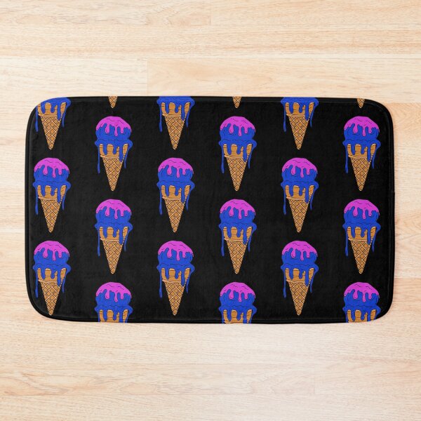 Item preview, Pop Art Melting Ice Cream Cone Clip Art - Blue & Pink designed and sold by eXo-Designs.