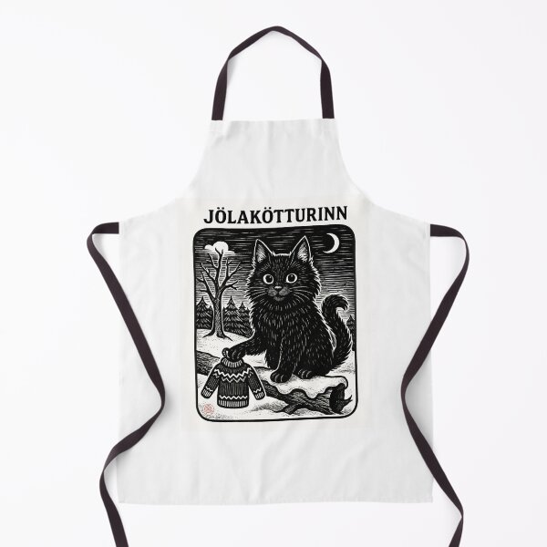 Item preview, Jólakötturinn – The Icelandic Yule Cat designed and sold by DianaAlunaImage.