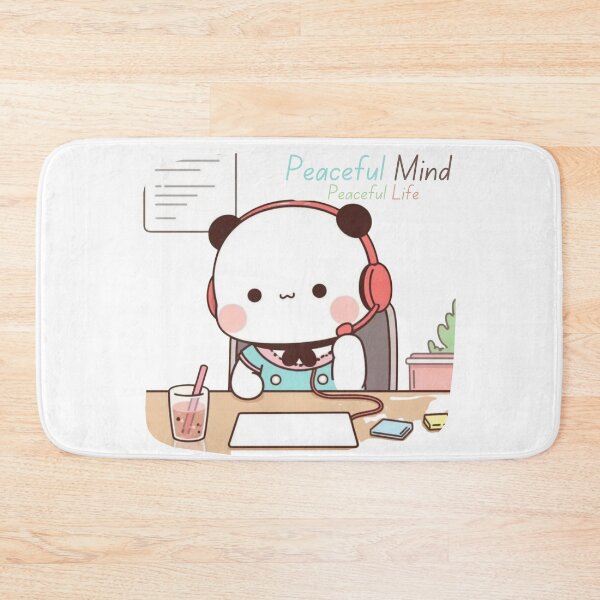 Item preview, Peaceful Mind Peaceful Life Bubu Dudu Panda Love Cute Bear 2025 designed and sold by BrightStreets.