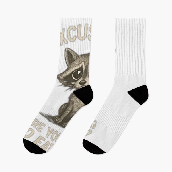 Item preview, Raccoon saying Are you going to eat that? designed and sold by MeerkatWanderer.