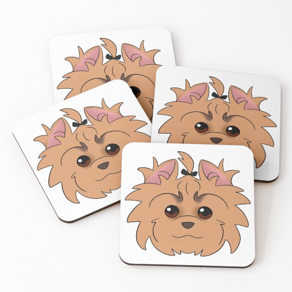 Item preview, Light Brown Yorkie Dark Brown Brows designed and sold by OliRoseArt.