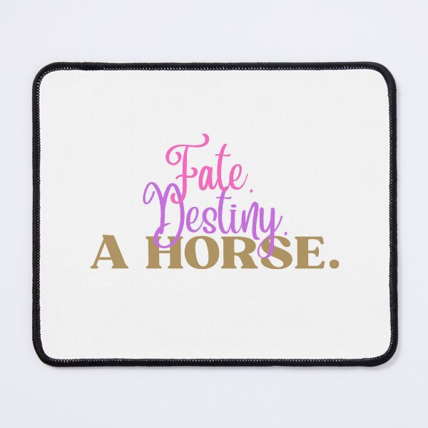 Item preview, Fate. Destiny. A Horse Tangled Inspired designed and sold by Zippitydodads.