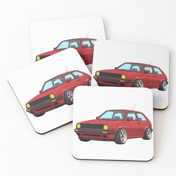 Item preview, Classic red hatchback  designed and sold by GingaDesigns.