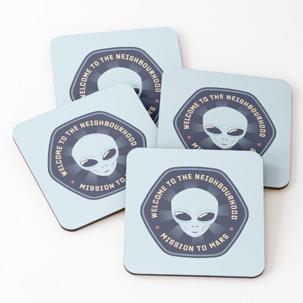 Item preview, Mission to Mars - Martian Badge designed and sold by Davy Sprocket.