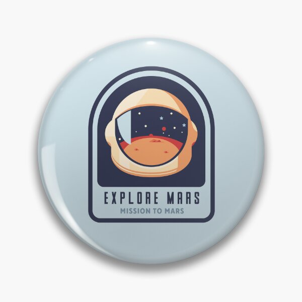 Item preview, Mission to Mars - Explore Badge designed and sold by Davy Sprocket.