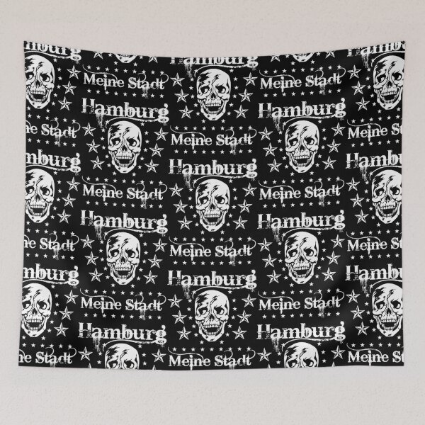 Item preview, Hamburg my city skull designed and sold by Margarita-Art.