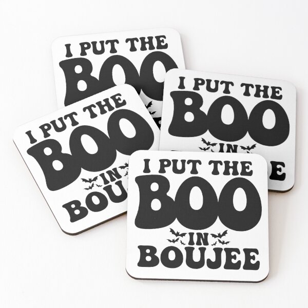 Item preview, I Put the Boo in Boujee Halloween Quote designed and sold by haitrieuic96.