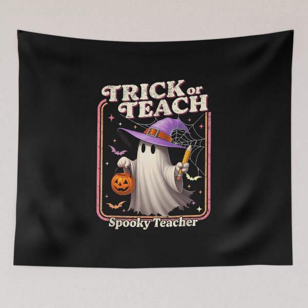 Item preview, Trick Or Teach Spooky Teacher Halloween Ghost Costume designed and sold by MOHITSALVI.