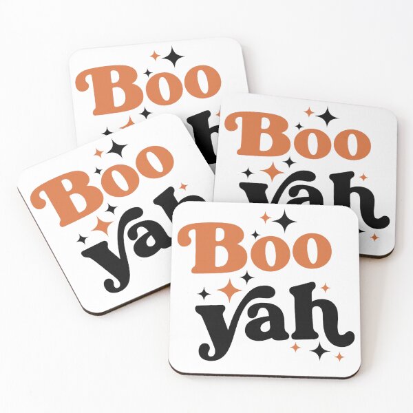 Item preview, Boo Yah Retro Halloween Typography Design designed and sold by haitrieuic96.