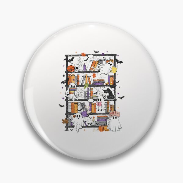 Artikelvorschau, Lustige Lehrer Bibliothek Geist Lesebuch Halloween schwarze Katze entworfen und verkauft von MOHITSALVI.
