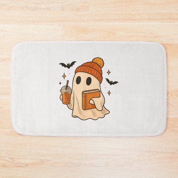 Item preview, Funny Ghost Coffee Reading Teacher Fall Pumpkin Halloween designed and sold by MOHITSALVI.