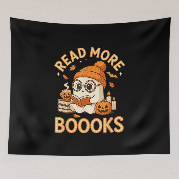Item preview, Read More Booooks Ghost Halloween Book Coffee Lover  designed and sold by MOHITSALVI.