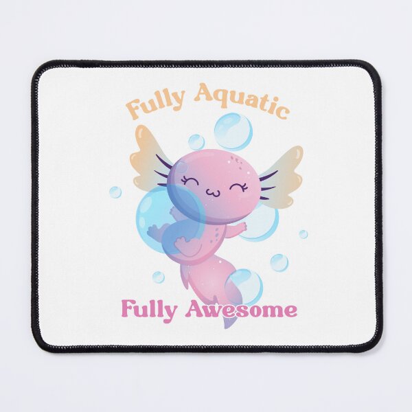 Item preview, Fully Aquatic, Fully Awesome Axolotl designed and sold by stampacreates.